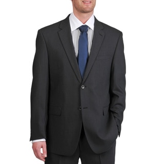 Montefino Mondo Men's 'Super 120 Merino' Charcoal Wool Suit