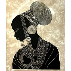 'Zulu Mother' Heidi Lange Screen Print (Kenya)
