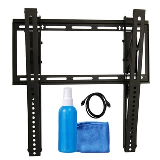 Arrowmounts Tilt TV Wall Mount for 23" - 42" TVs/ 6" HDMI Cable/ Cleaning Solution & Cloth AM-SLT2342BU