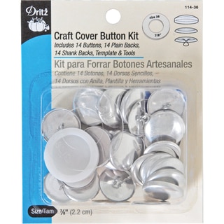Craft Cover Button Kits-Size 36 14/Pkg