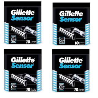 Gillette Sensor 10-count Refill Cartridges (Pack of 4)