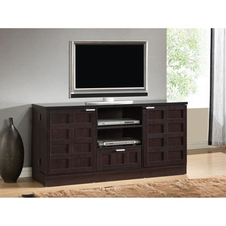 Tosato Brown Modern TV Stand and Media Cabinet