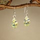 Jewelry by Dawn Sterling Silver Teardrop Aurora Borealis Crystal Pear Earrings