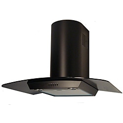 NT AIR Black Wall Mount Range Hood