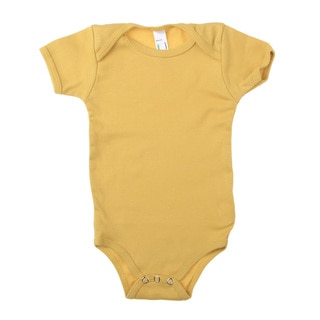 American Apparel Infant Organic Baby Rib Short Sleeve One-piece Bodysuit