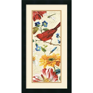 Lisa Audit 'Rainbow Garden VII Cream' 14 x 26-inch Framed Art Print