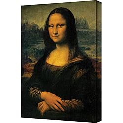 Leonardo Da Vinci 'Mona Lisa' 12 in x 18 in Gallery Wrapped Canvas