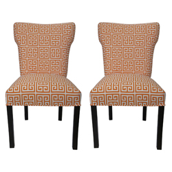 Amelia Chain Wingback Chairs (Set of 2)