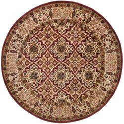 Safavieh Handmade Persian Legend Beige Wool Rug (3'6 Round)