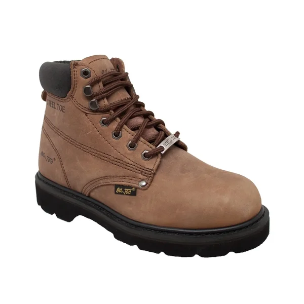 AdTec Men's 6" Work Boot (Steel Toe) Boot