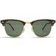 Ray-Ban Clubmaster RB3016 W0366 Tortoise / Green G15 Unisex Sunglasses - Thumbnail 17