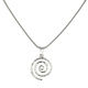 Jewelry by Dawn Hammered Swirl Sterling Silver Snake Chain Necklace - Thumbnail 2