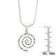 Jewelry by Dawn Hammered Swirl Sterling Silver Snake Chain Necklace - Thumbnail 3