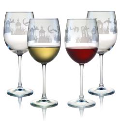 Halloween RIP 19-oz Wine Glasses (Set of 4)