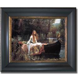 John Waterhouse 'The Lady of Shallot' Framed Canvas Art