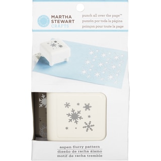 Martha Stewart Punch All Over The Page Pattern Punch-Aspen Flurry