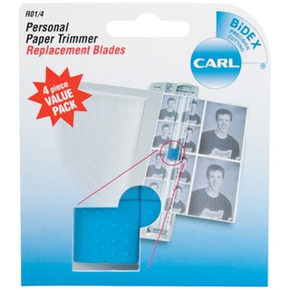 Personal Paper Trimmer Replacement Blades 4/Pkg-Straight