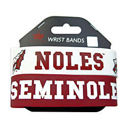 Florida State Seminoles Rubber Wrist Band (Set of 2)