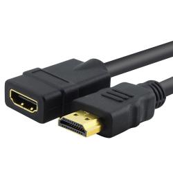 INSTEN 3-foot High Speed Male to Female HDMI Extension Cable