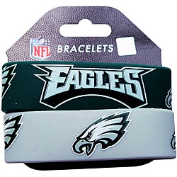 Philadelphia Eagles Wrist Band (Set of 2) NFL