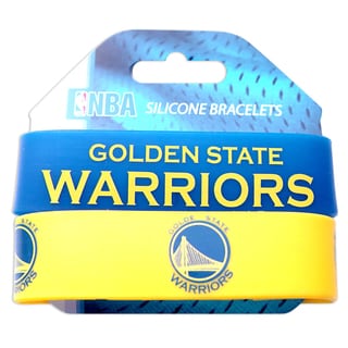 Golden State Warriors Rubber Wrist Band (Set of 2) NBA