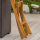 Tundra Outdoor Wood Barstool by Christopher Knight Home - Thumbnail 1