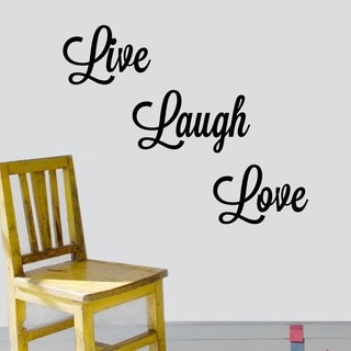 'Live, Laugh, Love' Vinyl Wall Art Decal