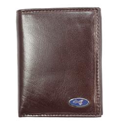 Yacht Men's Brown Leather Tri-fold Wallet