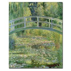 Claude Monet 'The Waterylily Pond Pink Harmony 1899' Canvas Art