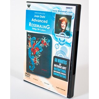 Weber Art Joan Dahl Advanced Rosemaling Oil Painting Instructional DVD