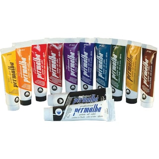Weber Permalba Professional Oil Paint 150ml Assorted Color Tubes (Set of 12)