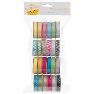 Amy Tangerine Sketchbook Value Pack Premium Ribbon 24 Spools-
