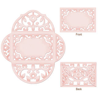 CottageCutz Die 3.7"X2.5" (Folded)-Lace Envelope Made Easy