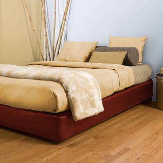 Full-size Red Platform Bed Kit
