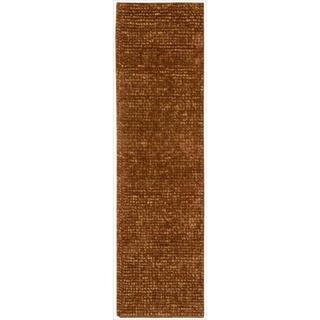 Nourison Fantasia Rust Shag Area Rug (2'3 x 8')