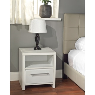 Simple Living White Night Stand