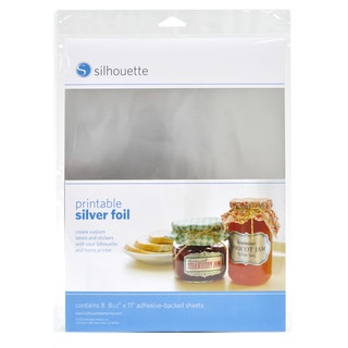 Silhouette Printable Silver Foil