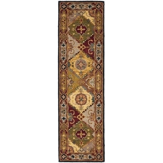 Safavieh Handmade Heritage Traditional Bakhtiari Multi/ Red Wool Rug (2'3 x 6')