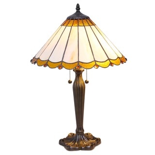 Tiffany Style Scallop Table Lamp