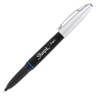 Sharpie Grip Porous Point Stick Permanent Water Resistant Pen (Pack of 12)