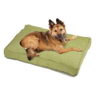 Sweet Dreams Green Indoor/ Outdoor Corded Sunbrella Fabric Pet Bed