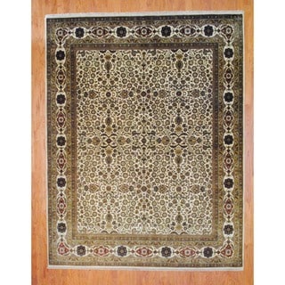 Herat Oriental Indo Hand-knotted Farahan Wool Rug (8' x 10')