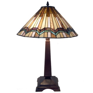 Tiffany-style Arrow Head Table Lamp