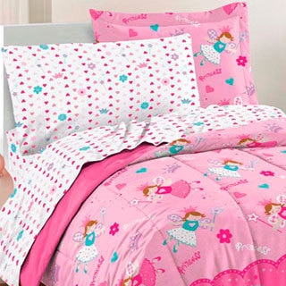 Magical Princess Twin-size 5-piece Bed in a Bag with Sheet Set