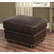 Abbyson Richfield 4-Piece Premium Top-grain Leather Sofa, Loveseat, Armchair, Ottoman Set