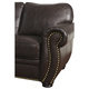 Abbyson Richfield 4-Piece Premium Top-grain Leather Sofa, Loveseat, Armchair, Ottoman Set