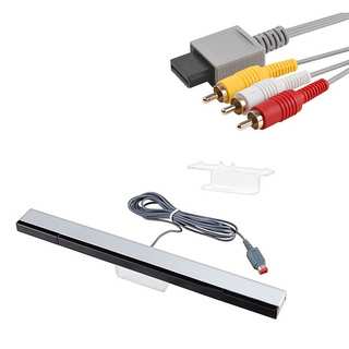 INSTEN AV Composite Cable/ Wired Sensor Bar for Nintendo Wii