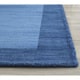 Safavieh Handmade Himalaya Light Blue/ Dark Blue Wool Gabbeh Rug