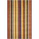 Safavieh Handmade Himalaya Red/ Multicolored Stripe Wool Gabbeh Rug