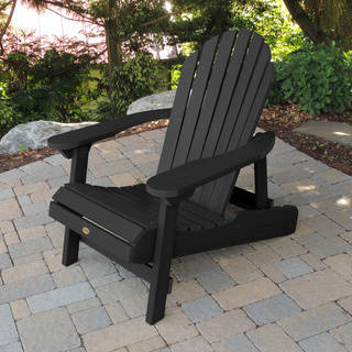 Highwood Eco-friendly Synthetic Wood Folding and Reclining Adirondack Chair